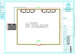 甘肅張掖高臺(tái)縣150平米蔬菜保鮮冷庫(kù)設(shè)計(jì)案例-萬(wàn)能制冷